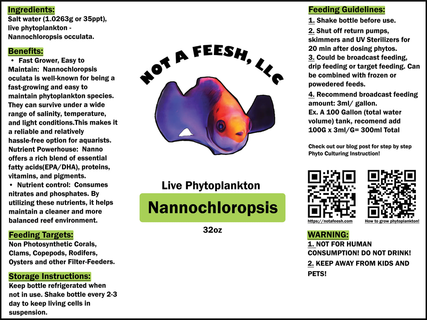 Nannochloropsis occulata