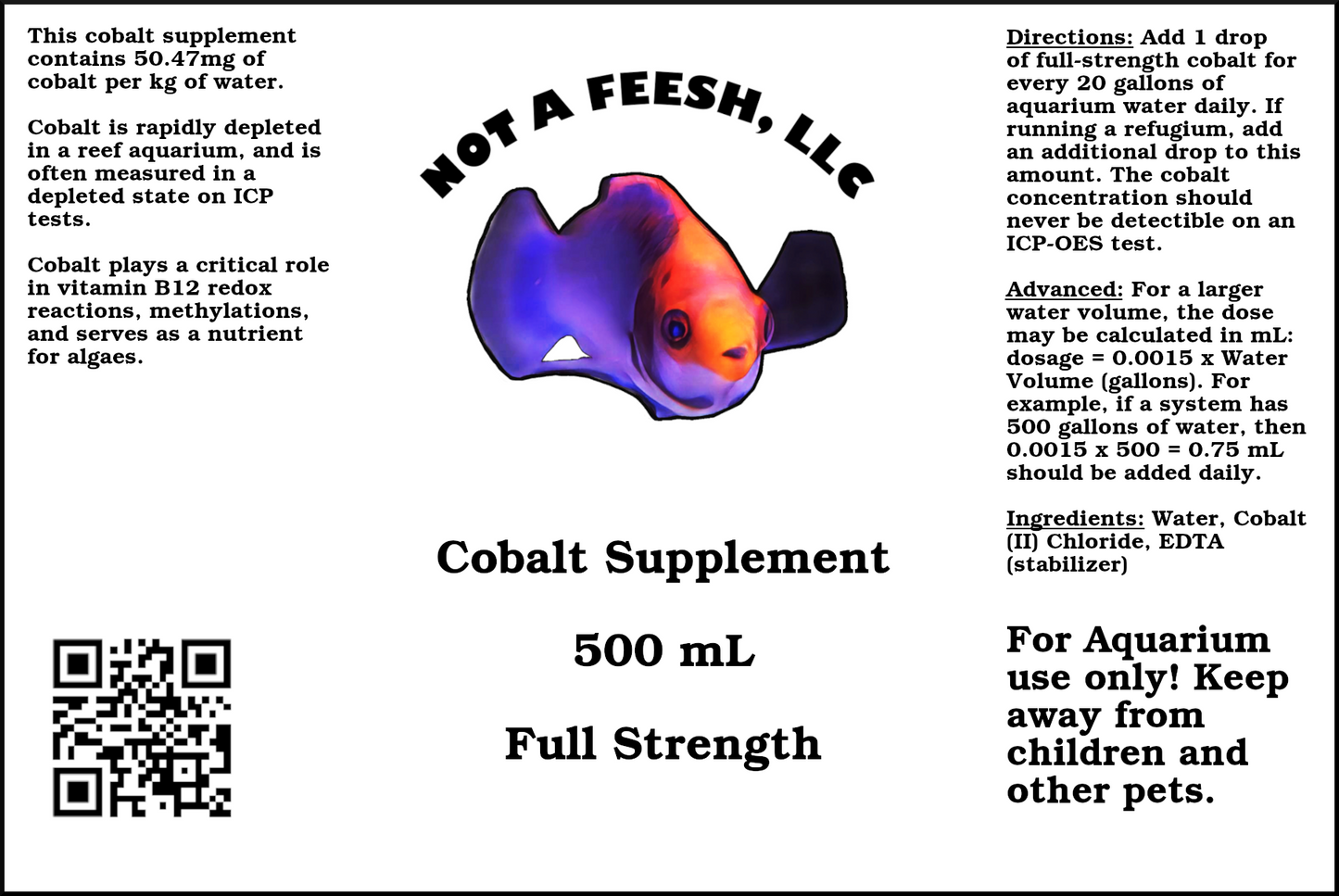 Cobalt Supplement