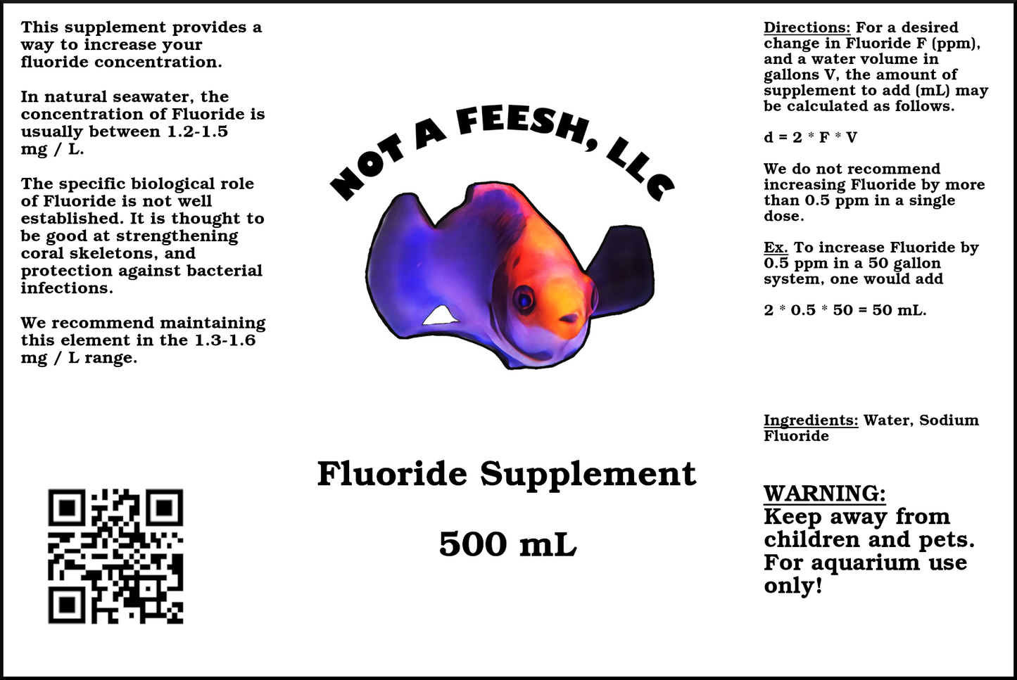 Fluoride Supplement