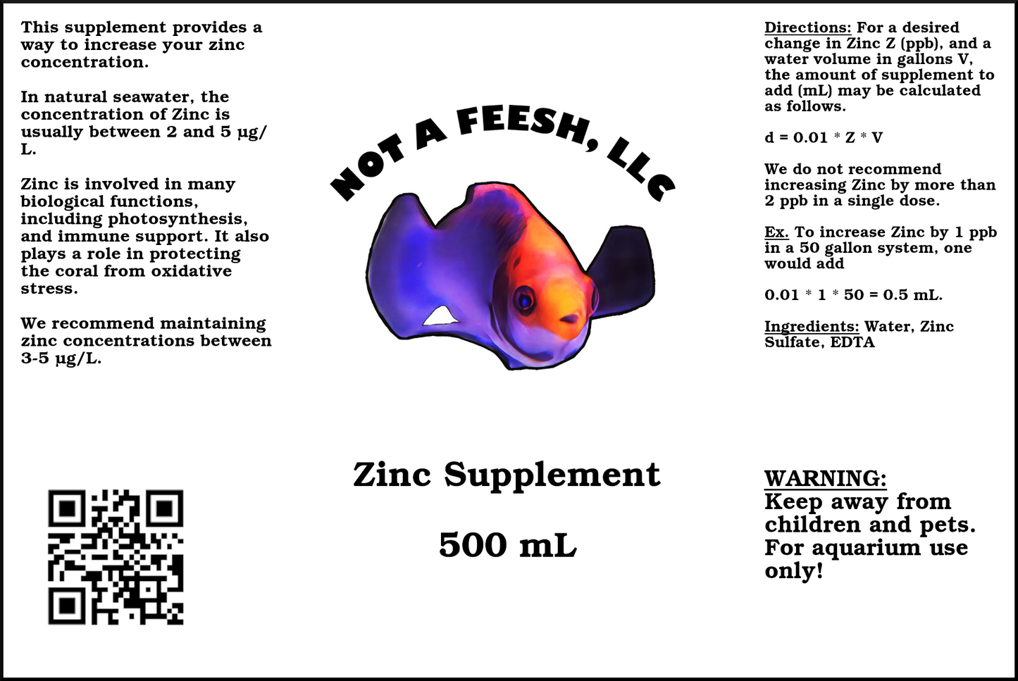 Zinc Supplement